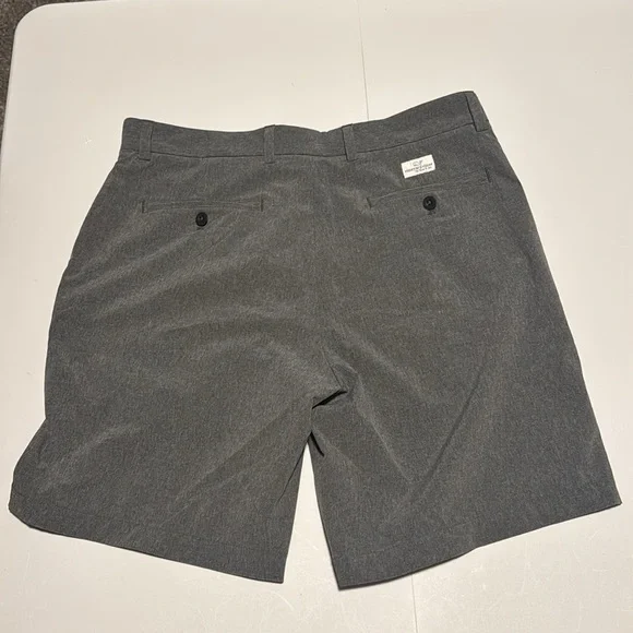 Vineyard Vines Charcoal Flat Front Shorts - Picture 6 of 6